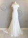 Ivory Off Shoulder Mermaid Wedding Dress, WD0449