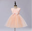 New Arrival Pink Round neck Bowknot Sleeveless tutu, Sweet cute Flower Girl Dress, FG0101