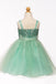 New Arrival Spaghetti Straps Sequins Top Tulle Skirt Flower Girl Dresses, FG0125